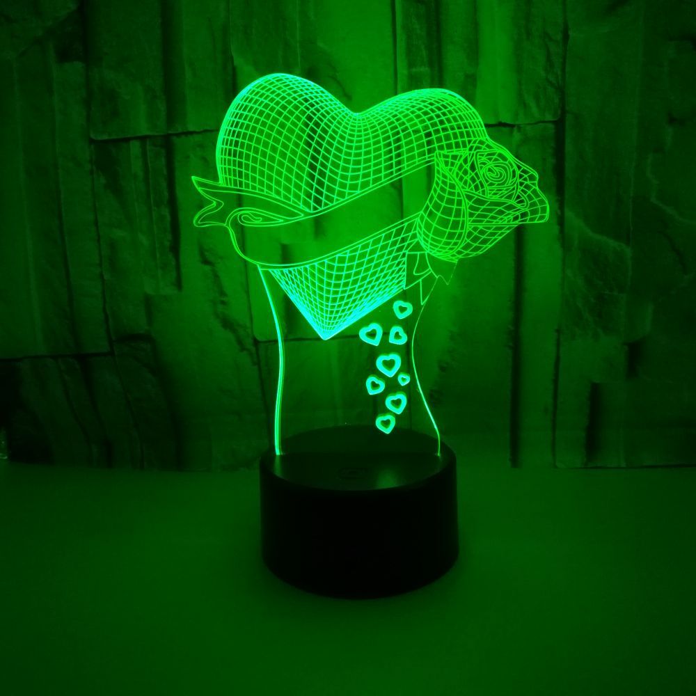 💘Holographic 3D Night Light💖